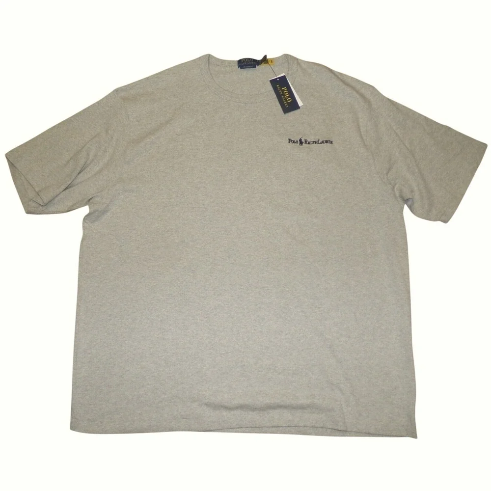 Polo Ralph Lauren Mens XXL Heavyweight T-shirt Gray Heather NWT